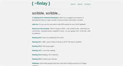 Desktop Screenshot of finlaycannon.com